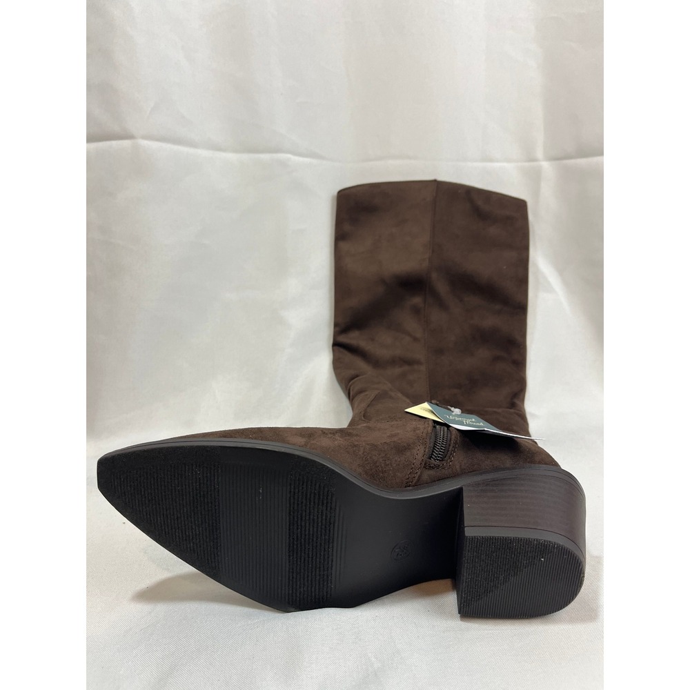 Universal Thread Womens Brown Faux Suede Fringe Western Tall Boots Size 8.5 NEW - Picture 6 of 6
